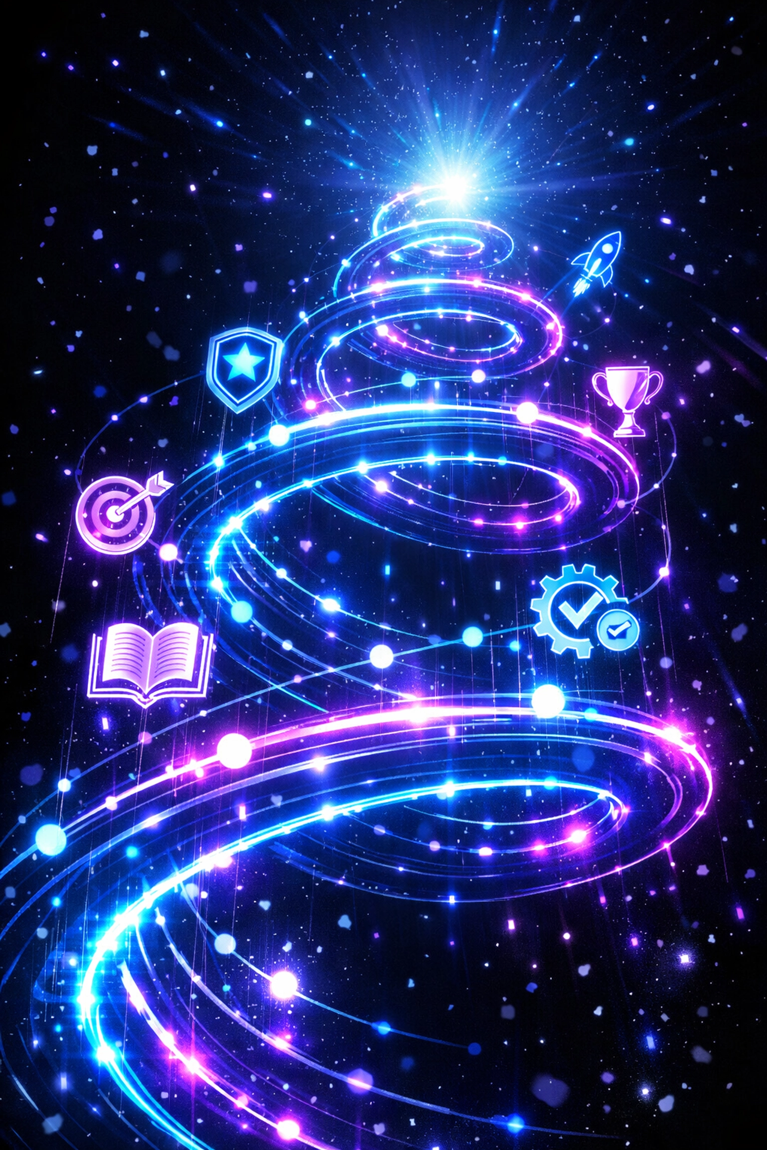 Continuous AI assessment feedback loop showing student progress and skill development over time