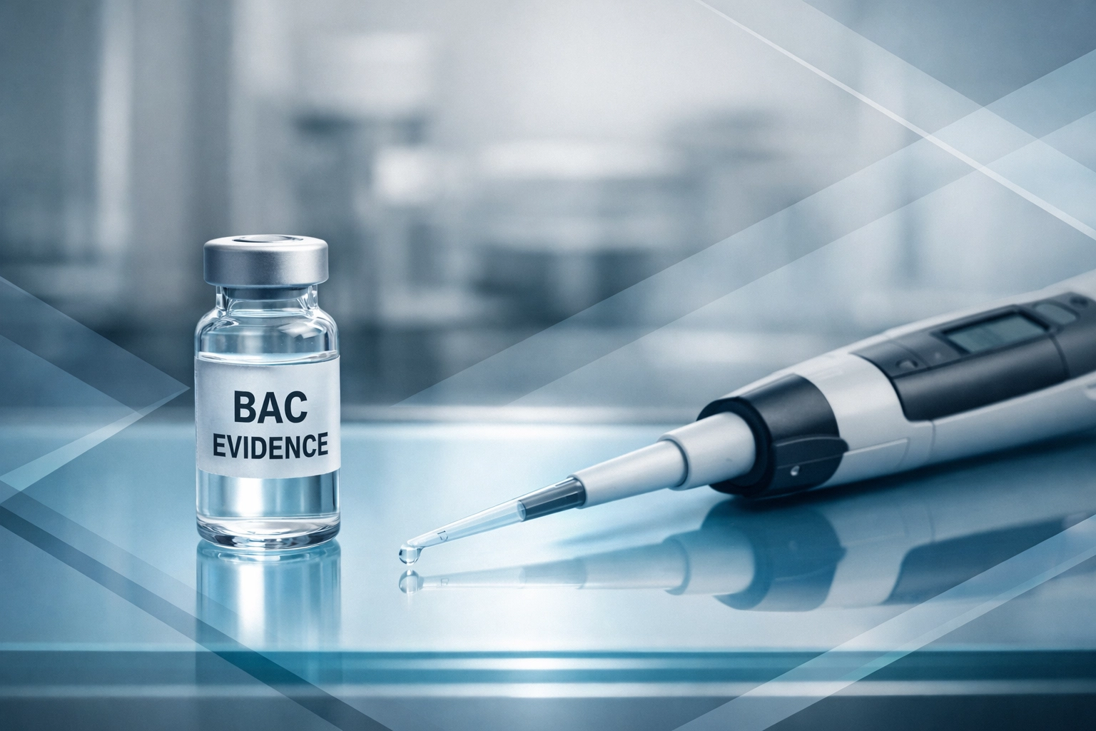 Forensic laboratory tools representing the scientific scrutiny of BAC evidence in a Virginia DUI case.