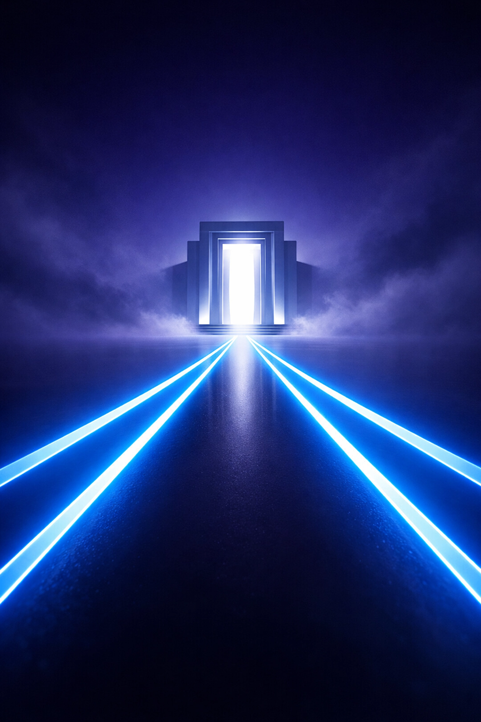 Two parallel lines creating a path to success, representing the effective use of a 2-sentence accommodation script.