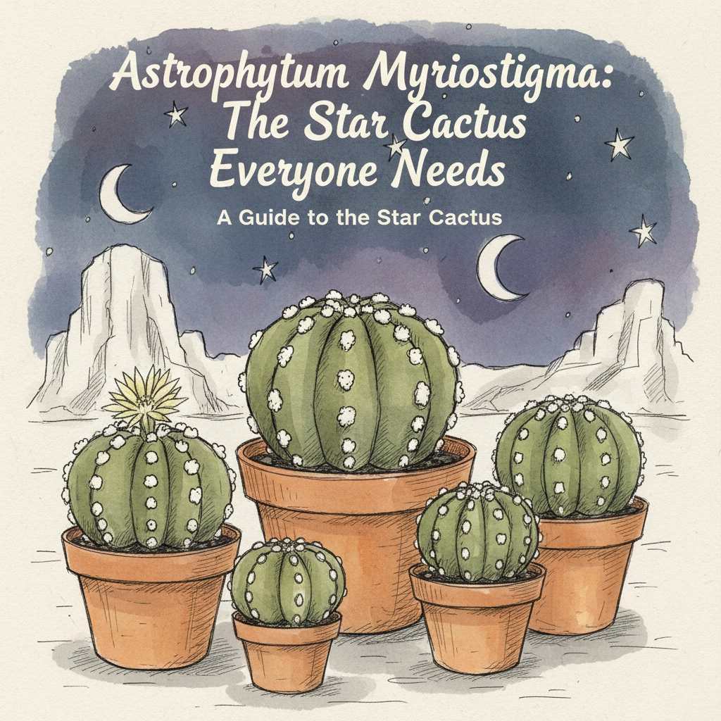 Astrophytum Myriostigma: The Star Cactus Everyone Needs