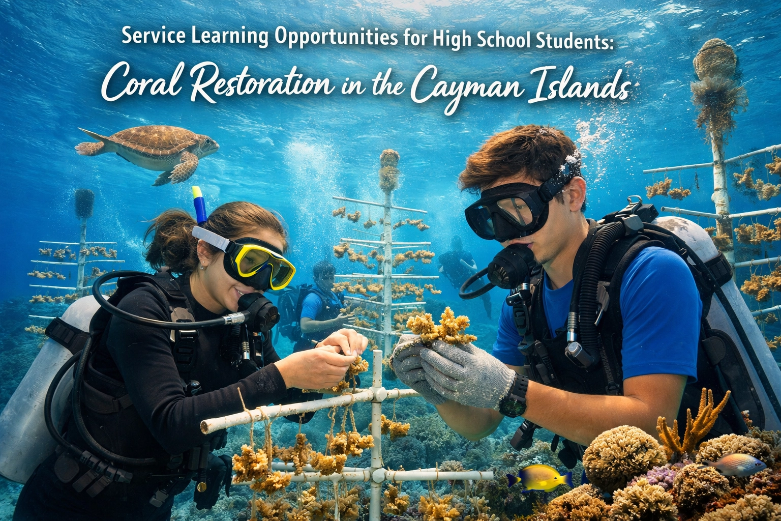 [HERO] Service Learning Opportunities for High School Students: Coral Restoration in the Cayman Islands