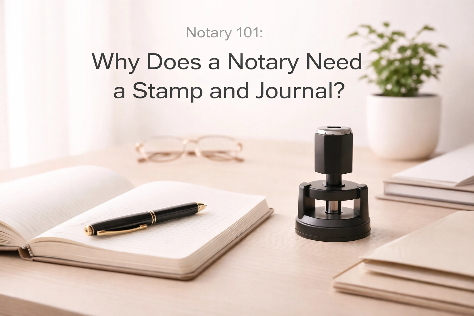 [HERO] Notary 101: Why Does a Notary Need a Stamp and Journal?