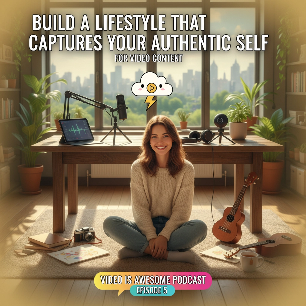 Build a Lifestyle That Captures Your Authentic Self for Video Content (Video is Awesome Podcast, Episode 5)