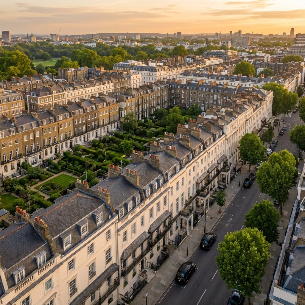 Overseas buyers – US investors in real estate investment UK – London mansion auction