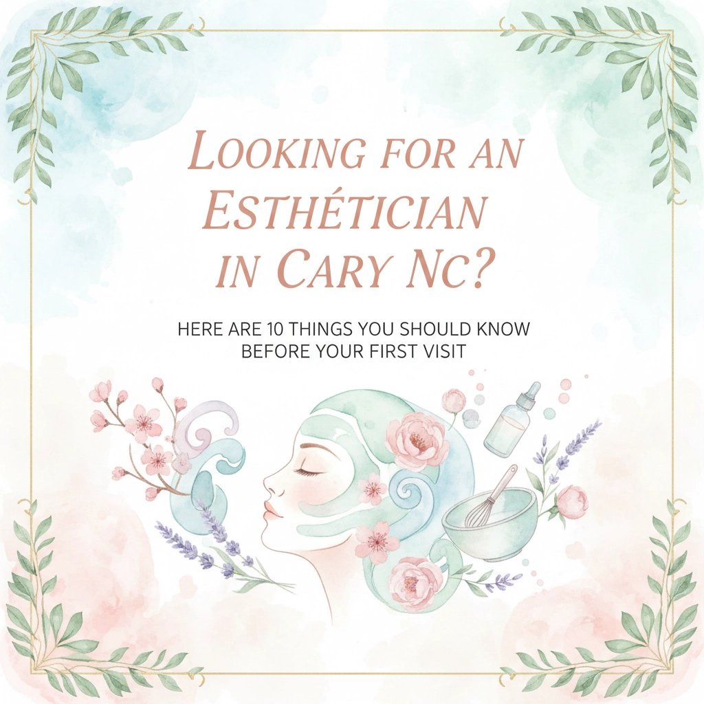 Looking For an Esthetician in Cary NC? Here Are 10 Things You Should Know Before Your First Visit