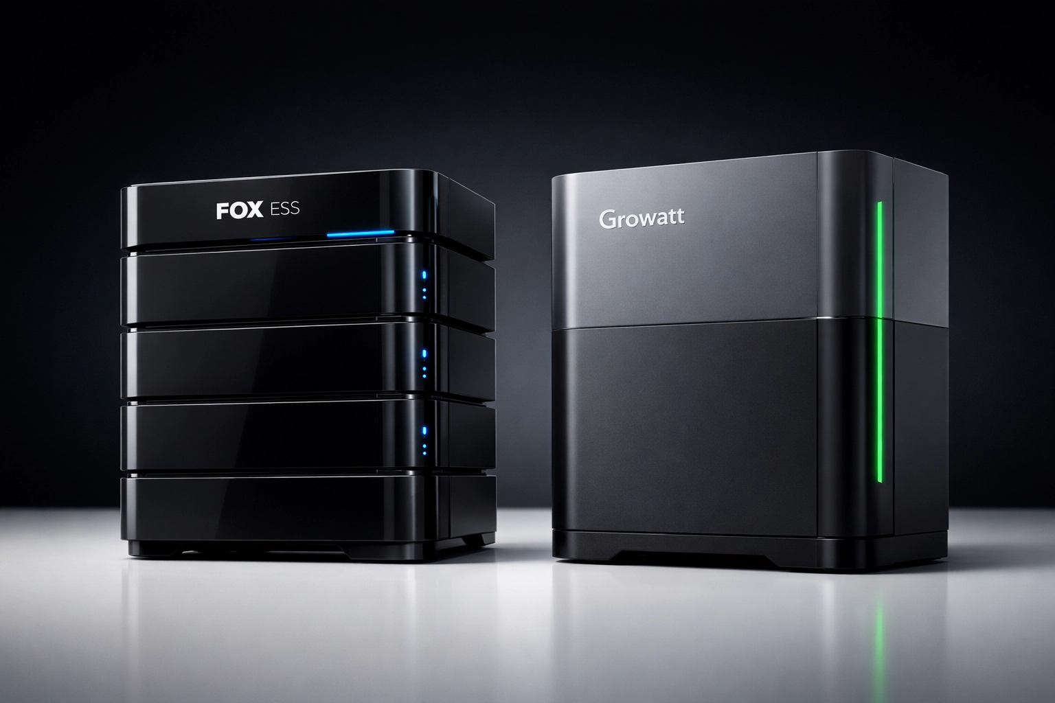 Fox ESS and Growatt battery storage systems side-by-side comparison