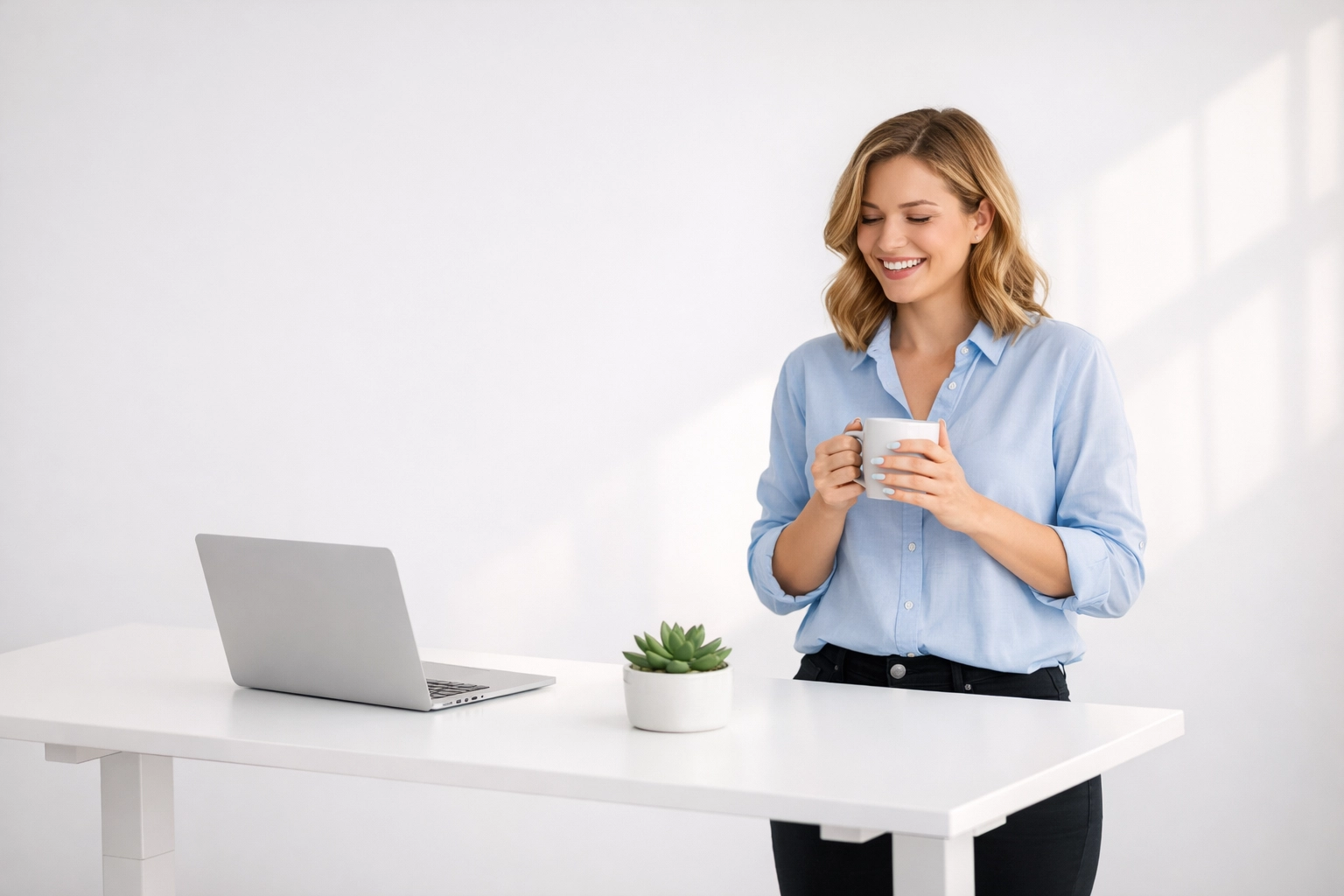 Business owner with clean bookkeeping records and documented audit trails for fraud protection.