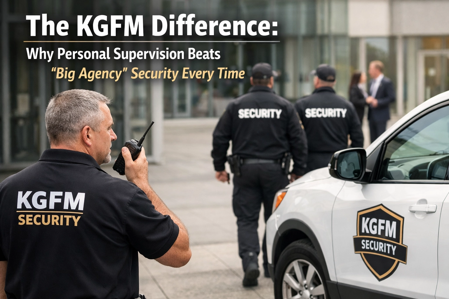 The KGFM Difference: Why Personal Supervision Beats "Big Agency" Security Every Time