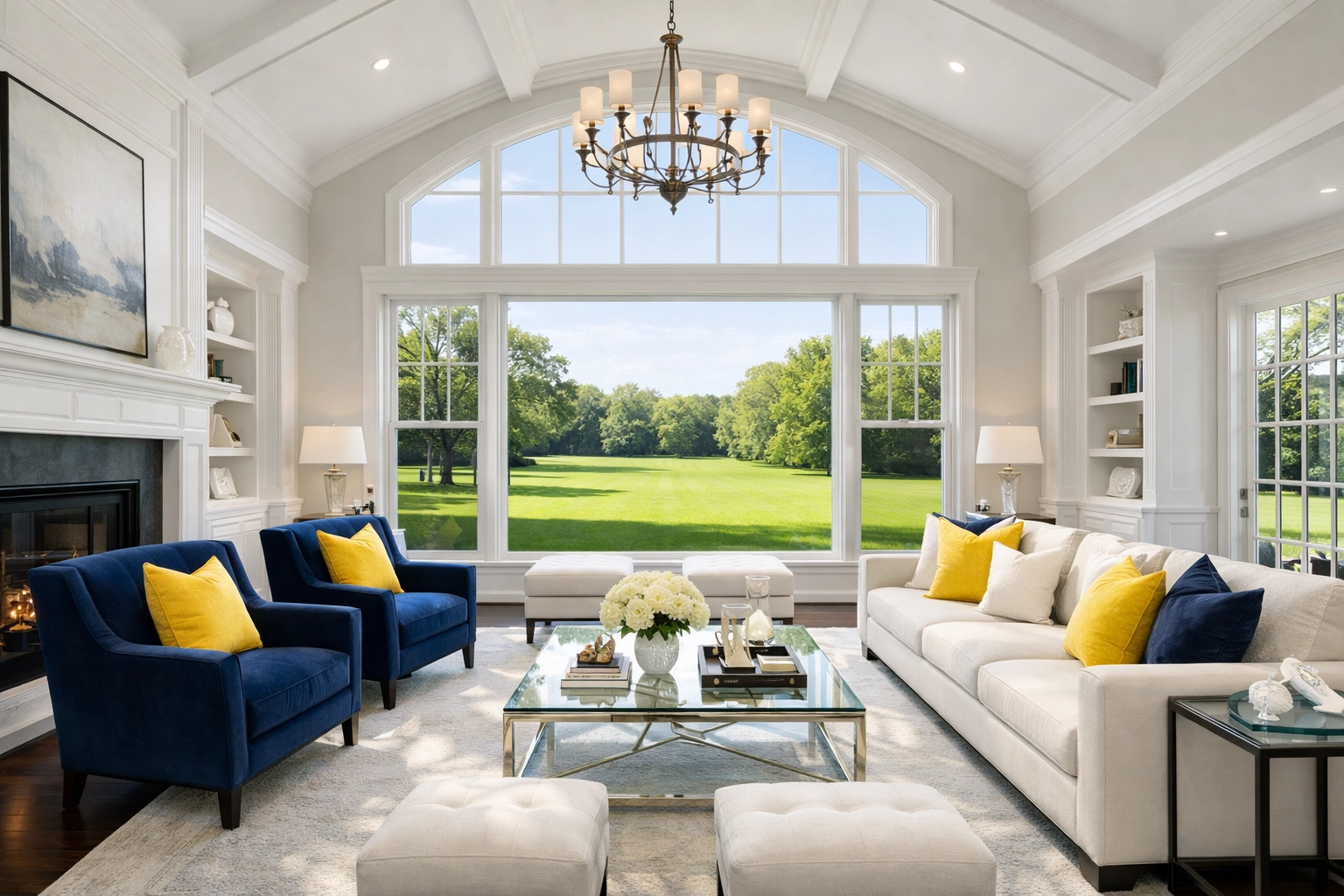 Immaculate Southborough living room highlighting expert weekly house cleaning services for local families.