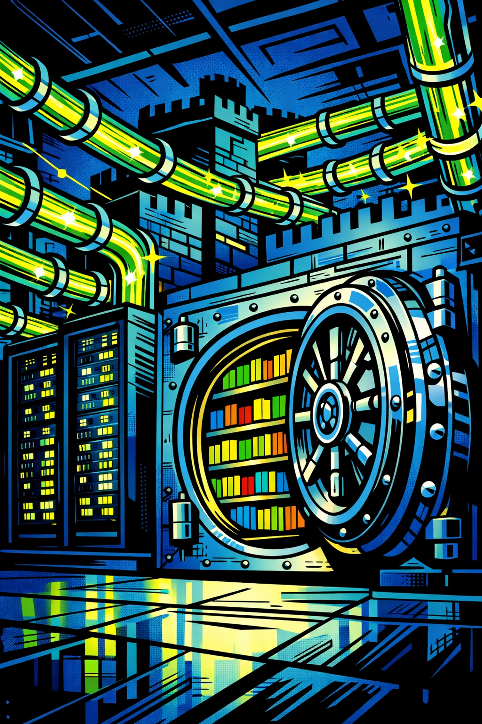 Secure data storage and privacy protection in self-hosted business automation platform