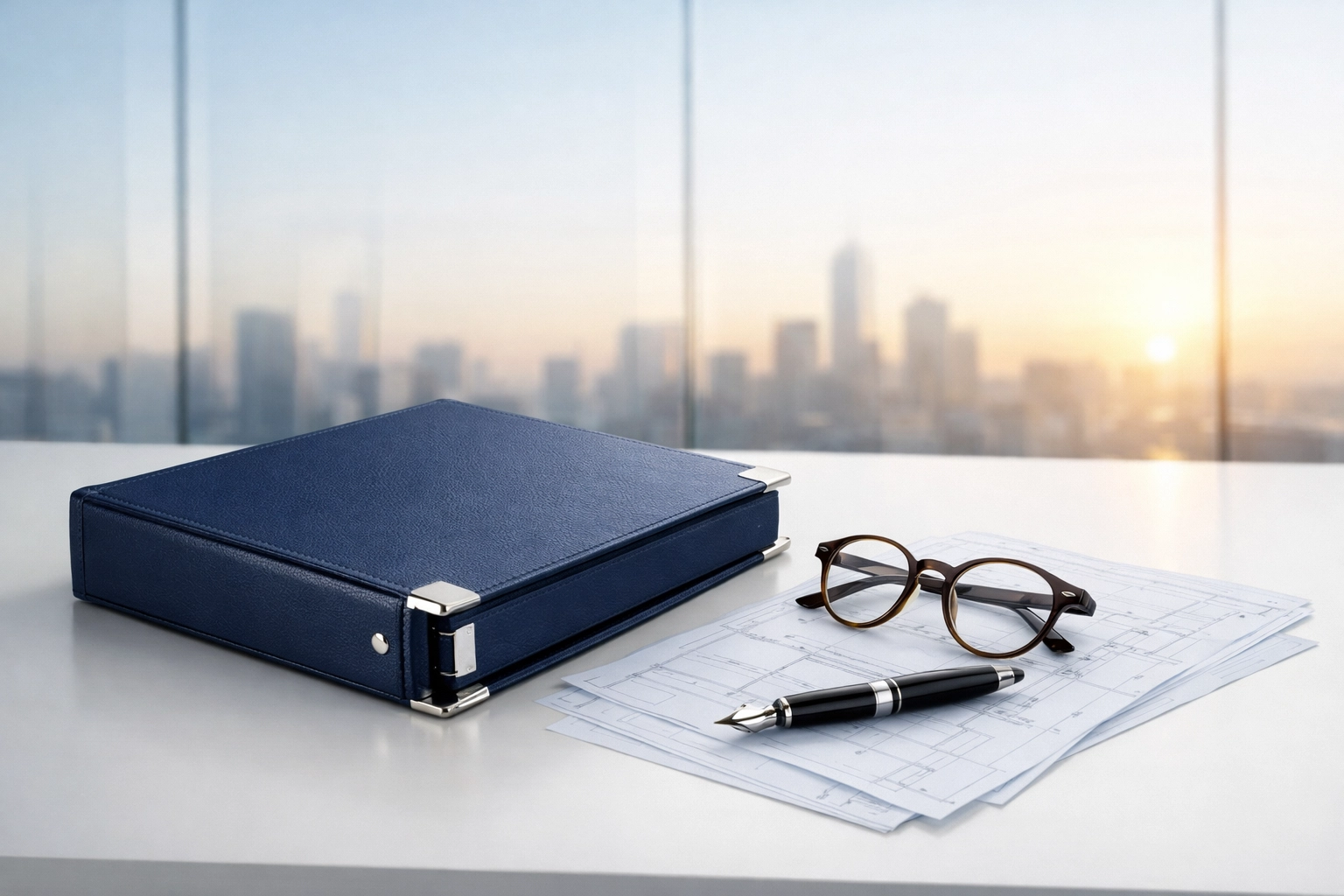 Operational manuals and documents on a desk, key to successfully selling a property management business.