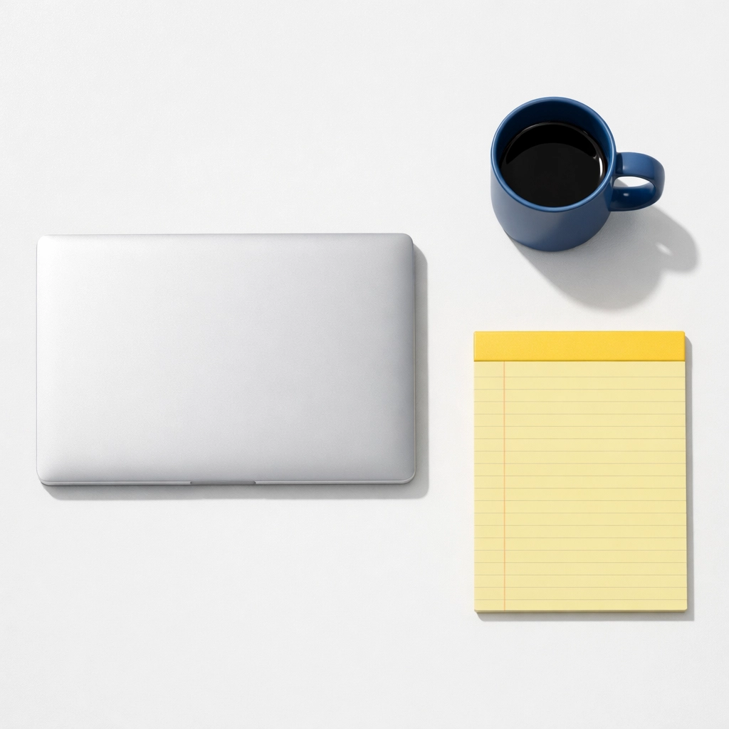 Clean and organized office desk showing the outcome of professional commercial cleaning in Milford.