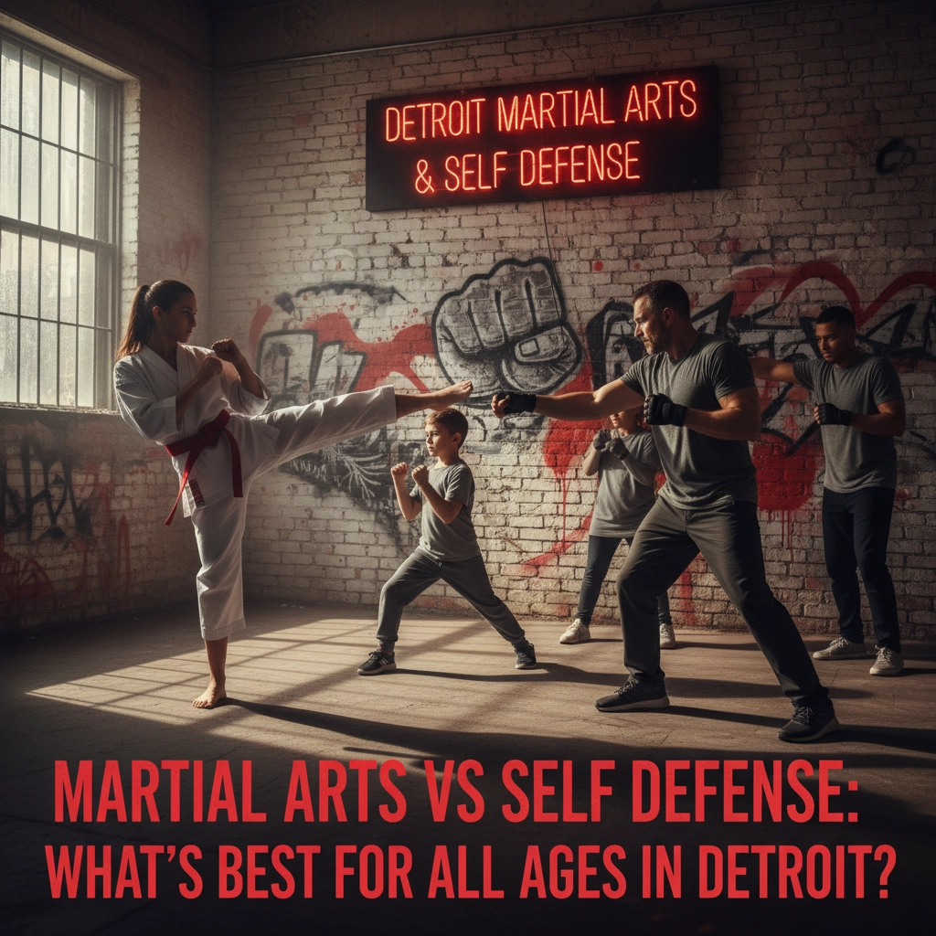 Martial Arts vs Self Defense: What's Best For All Ages in Detroit?