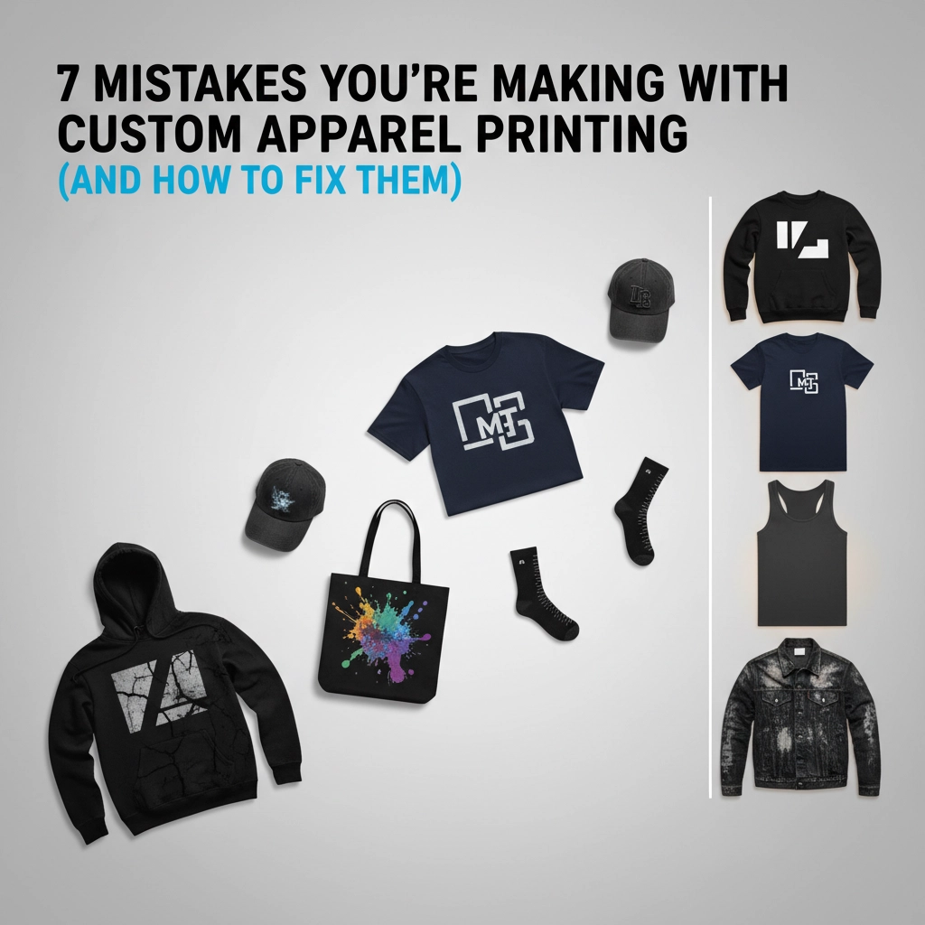 7 Mistakes You're Making with Custom Apparel Printing (and How to Fix Them)
