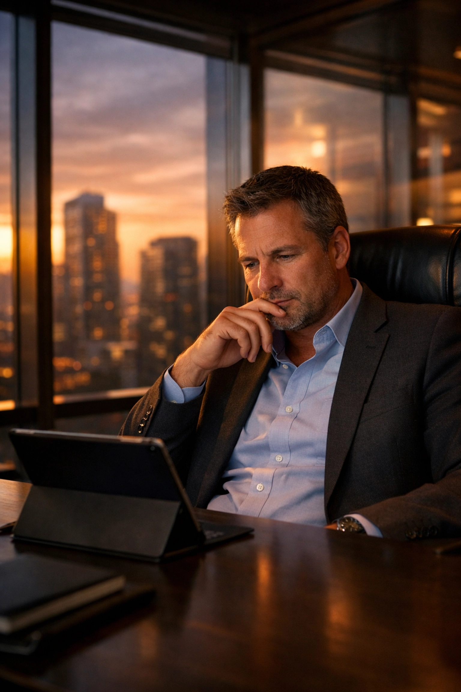 Managed Service Provider owner evaluating business growth strategies and consulting services for MSP operational maturity.