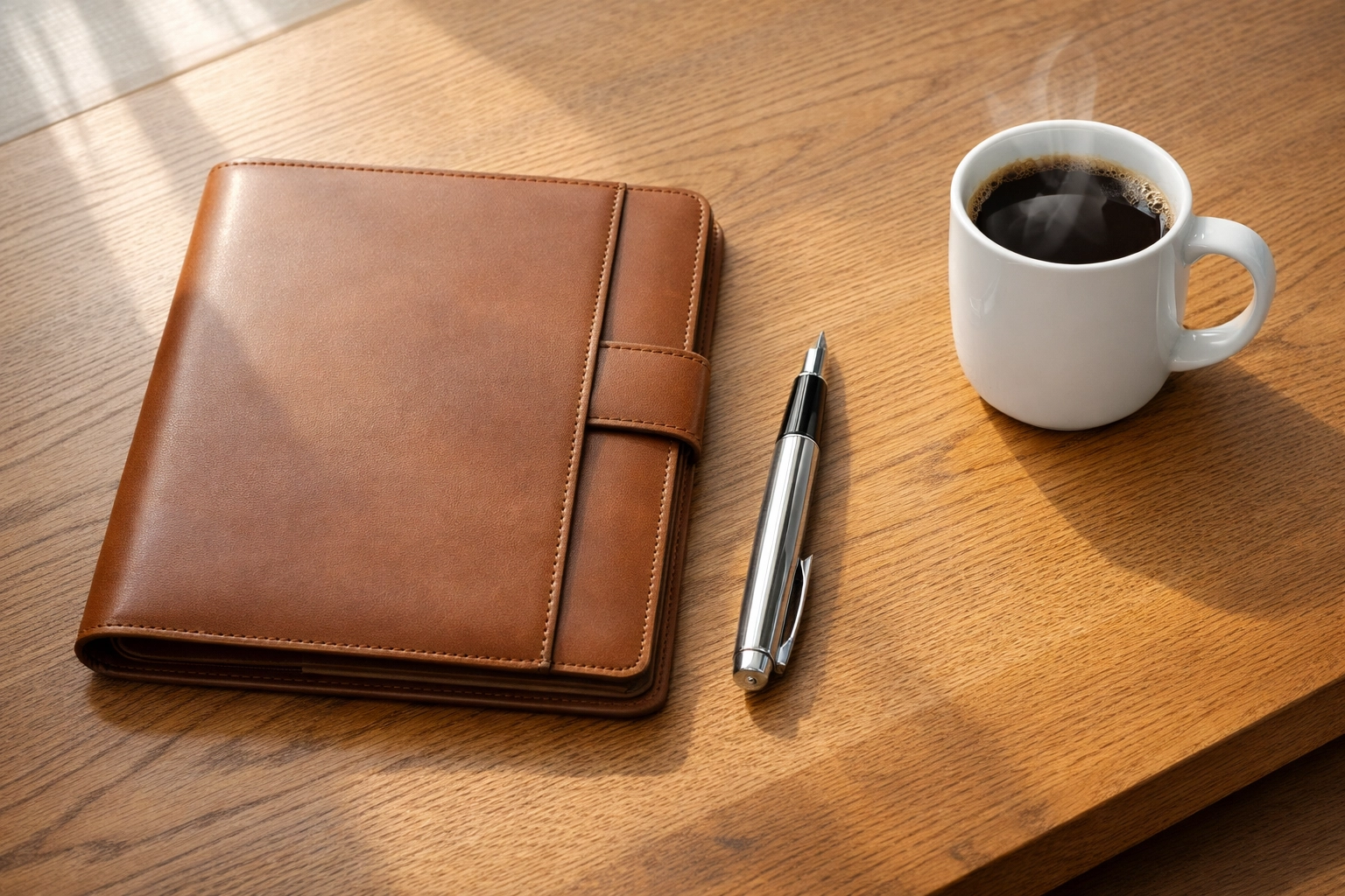 Organized desk with a lease portfolio for preparing a compliant Saskatchewan rental agreement.