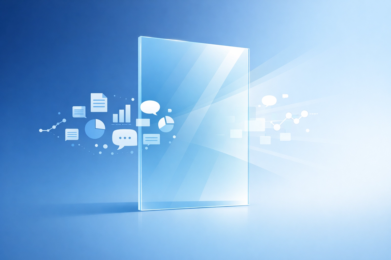 Transparent window showing openness and clear communication in church leadership