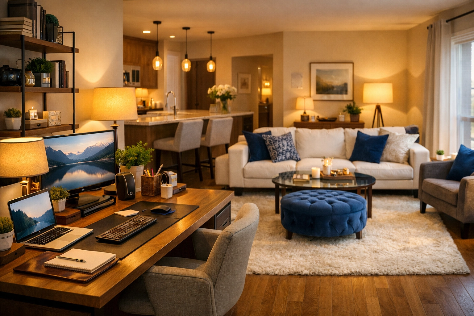 Spotless open-concept apartment with professional residential cleaning in Leominster MA for a clear mind.