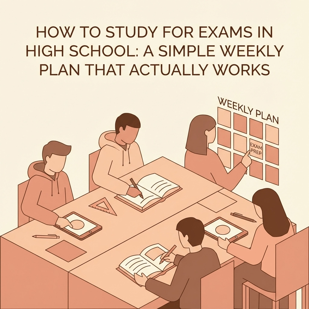 How to Study for Exams in High School: A Simple Weekly Plan That Actually Works