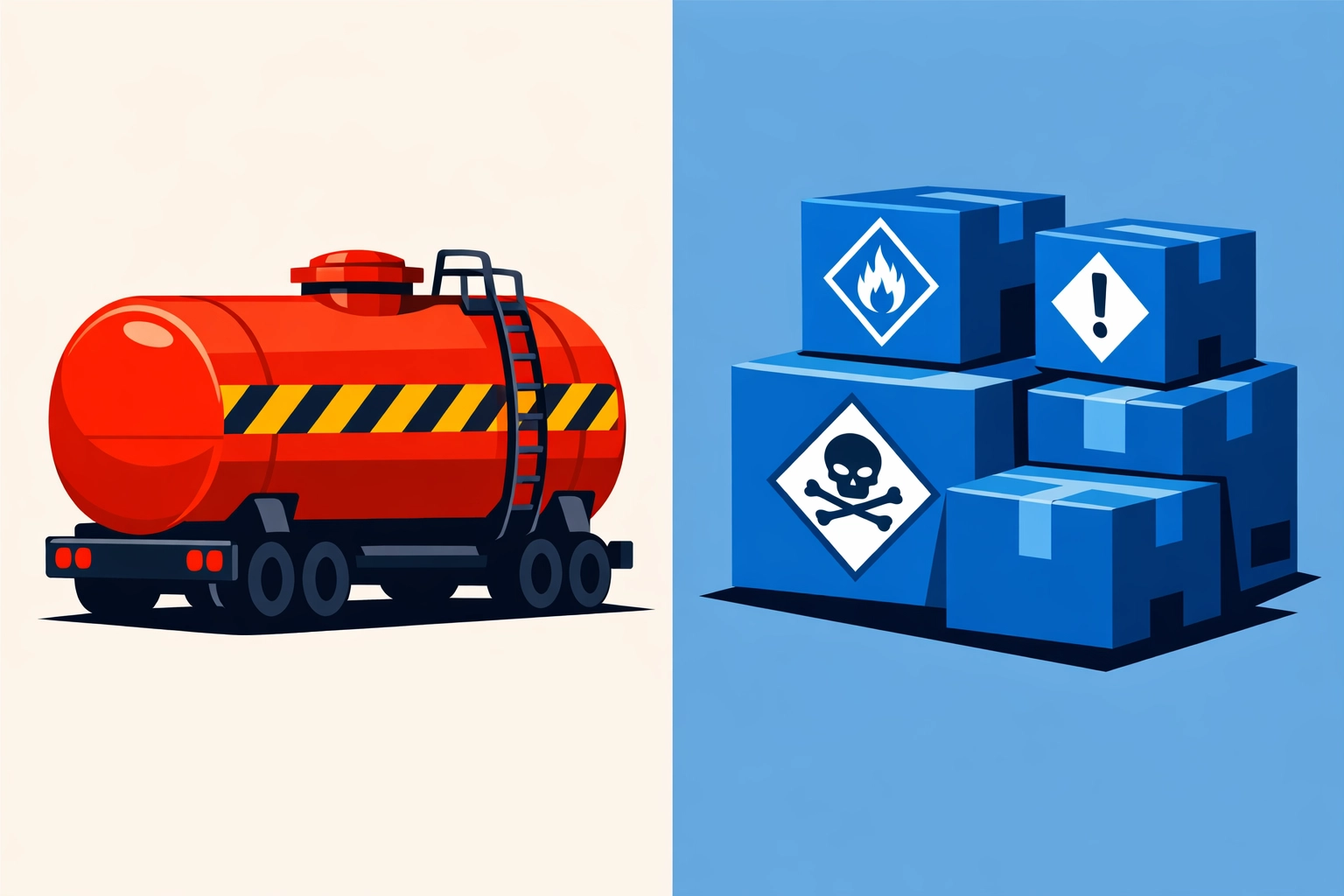 ADR training covers both tank containers and packaged dangerous goods