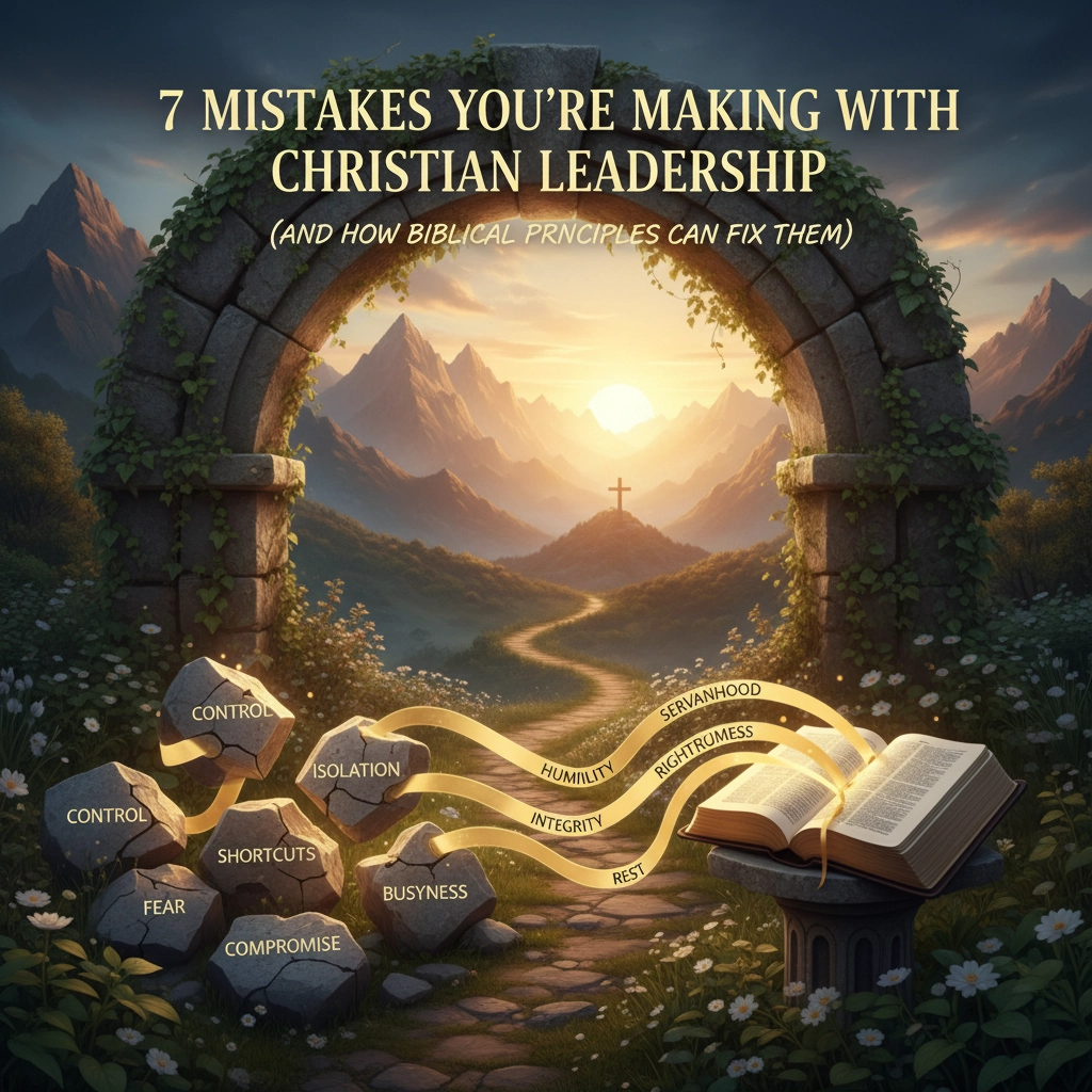 7 Mistakes You&#39;re Making with Christian Leadership (and How Biblical Principles Can Fix Them)