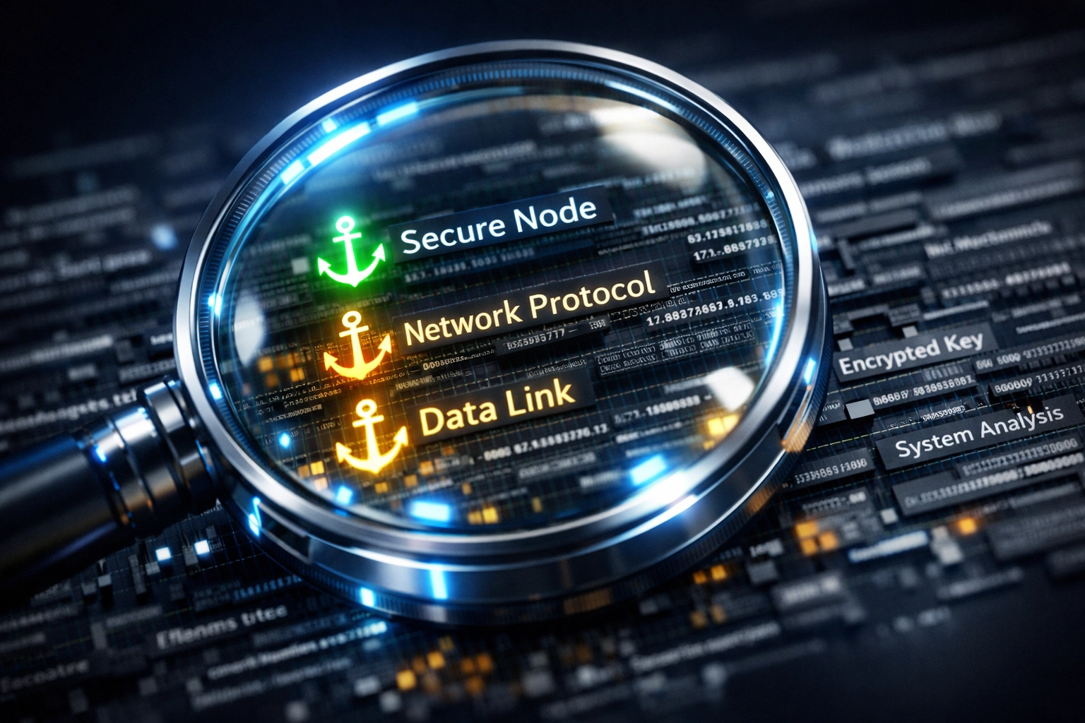 Digital analysis highlighting high-impact anchor keywords in a job description for ATS optimization.
