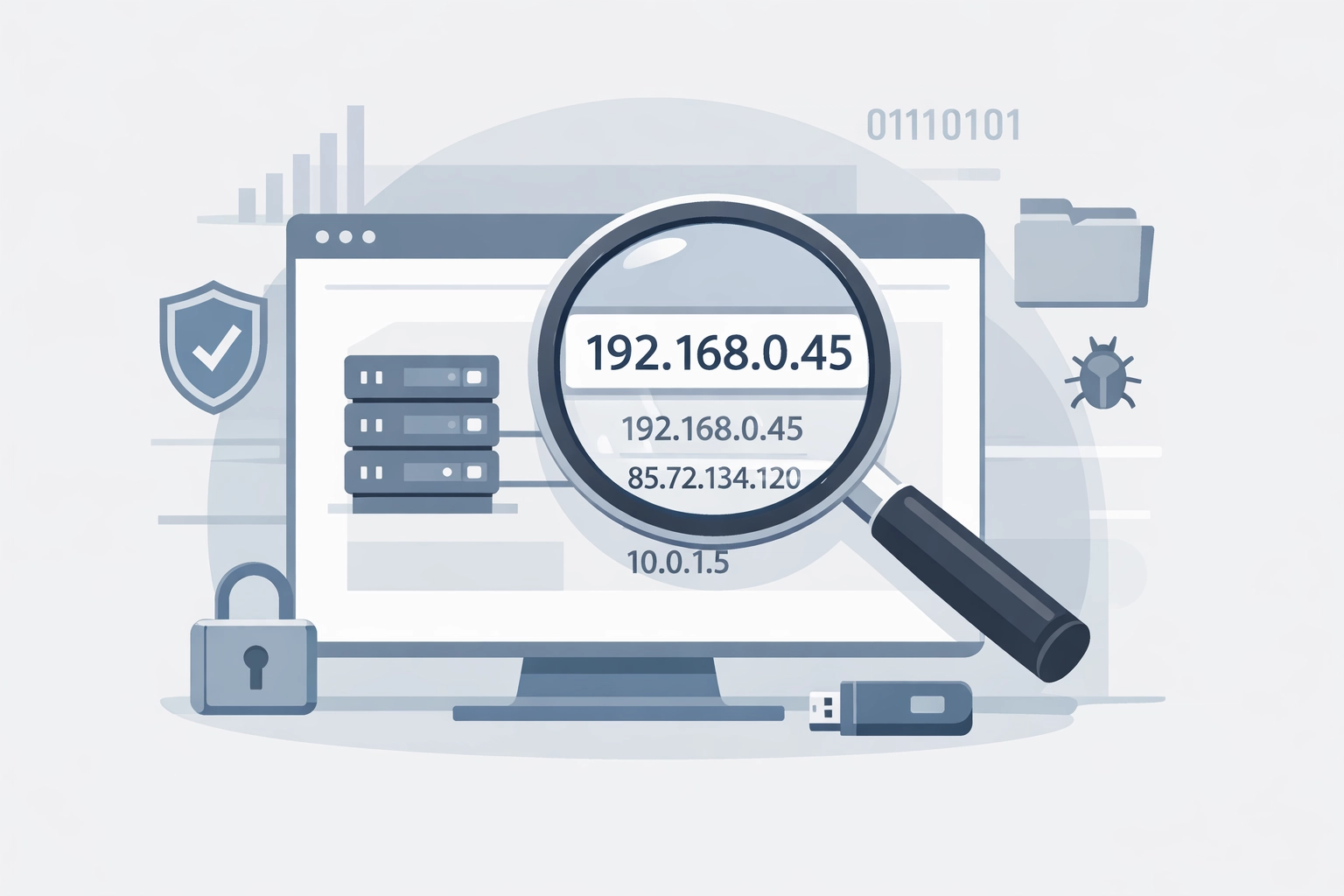 Forensic investigation tracing website IP address and hosting provider