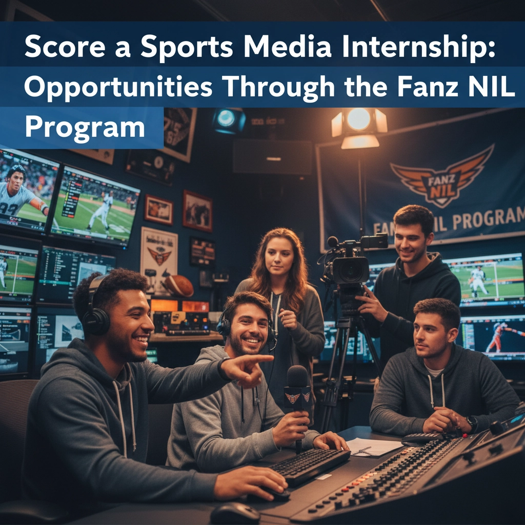 Fanz NIL Program sports media internship overview – hero image