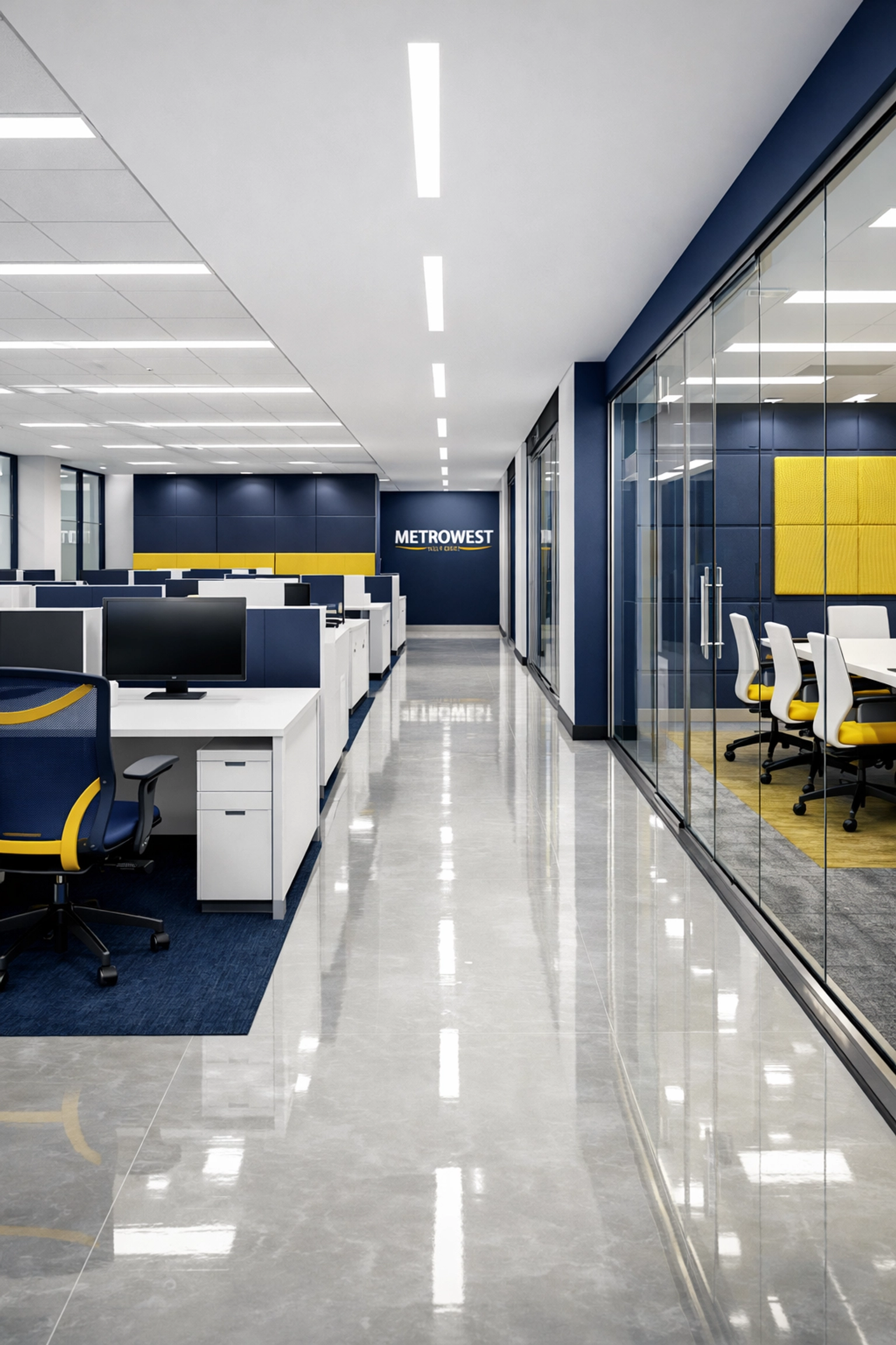 Spotless office cleaning in Westford for modern commercial workspaces and professional business environments.