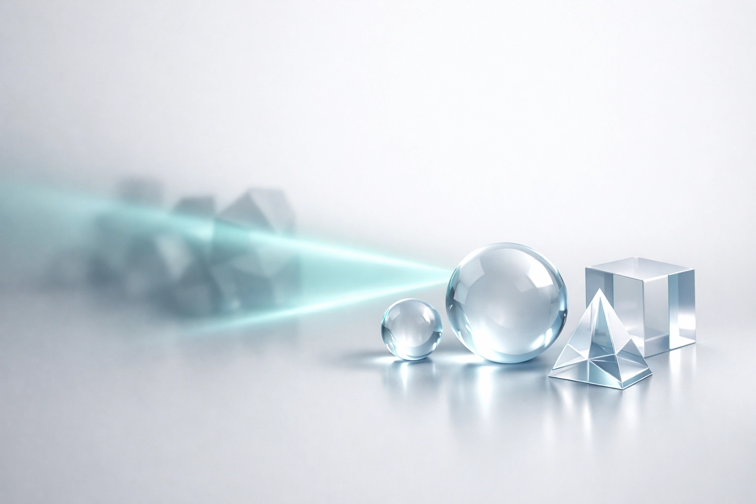 A light beam revealing hidden IT assets and data during a NIST CSF Identify discovery process.