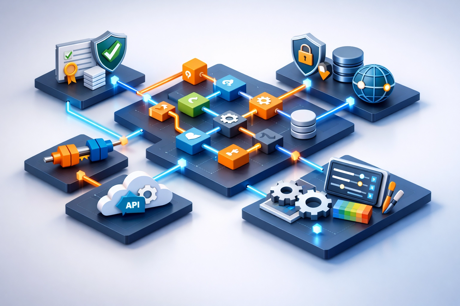 ServiceNow customization workflows and integration modules for ITOM and ITAM services