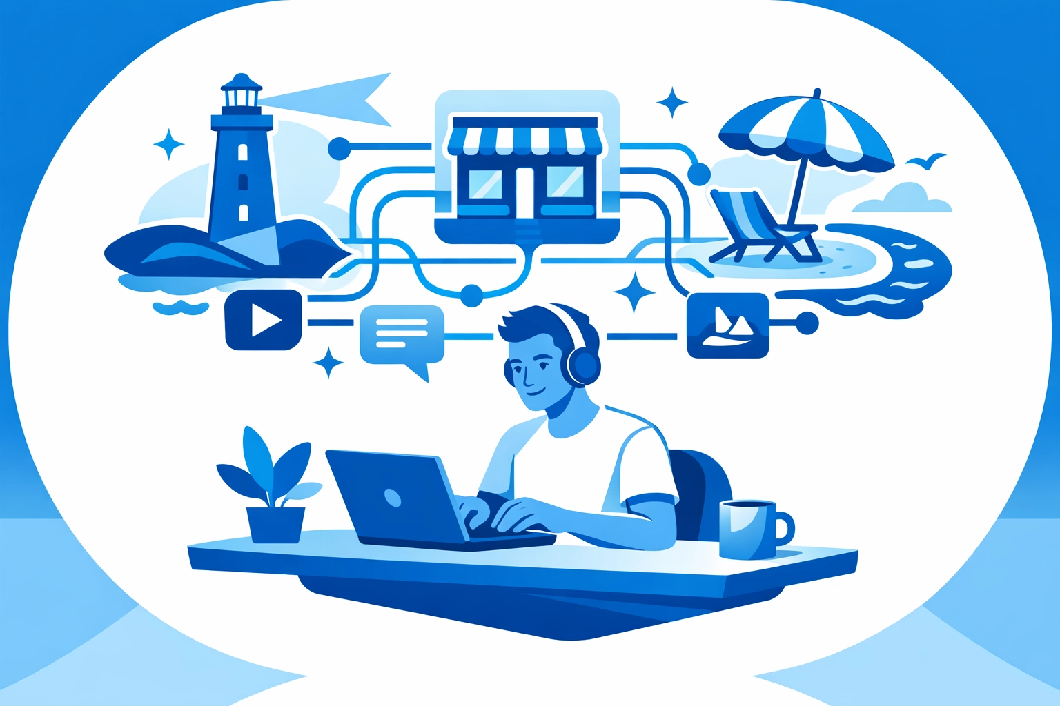 A digital marketing agency near me creating hyper-local content for Monmouth County SEO.