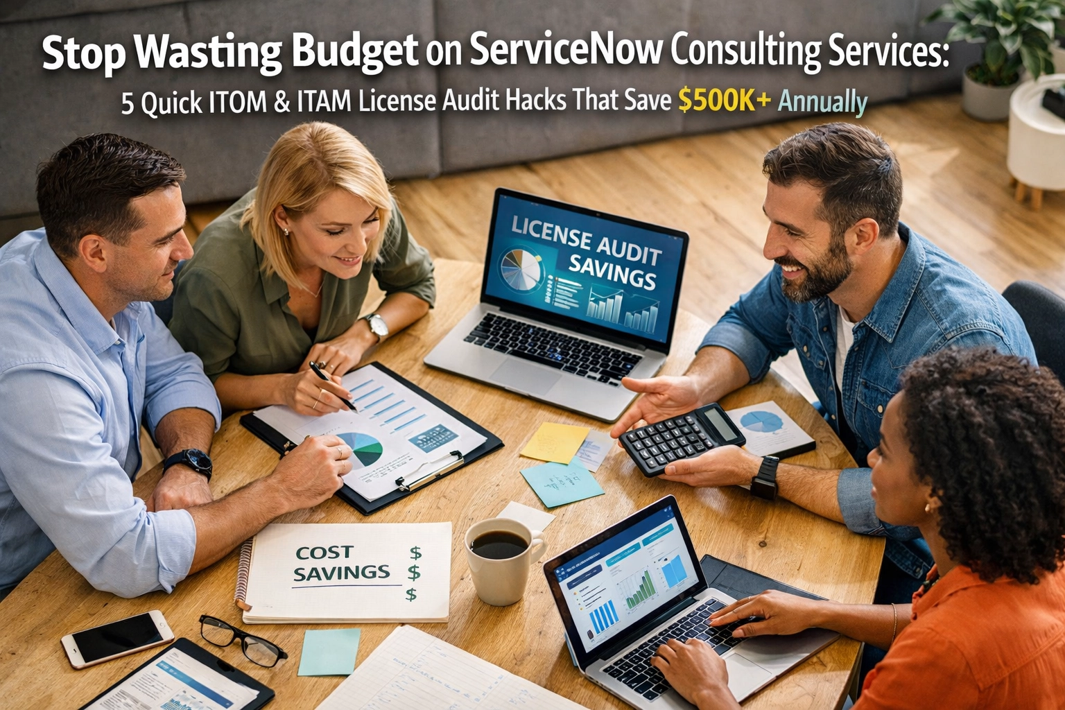 [HERO] Stop Wasting Budget on ServiceNow Consulting Services: 5 Quick ITOM & ITAM License Audit Hacks That Save $500K+ Annually
