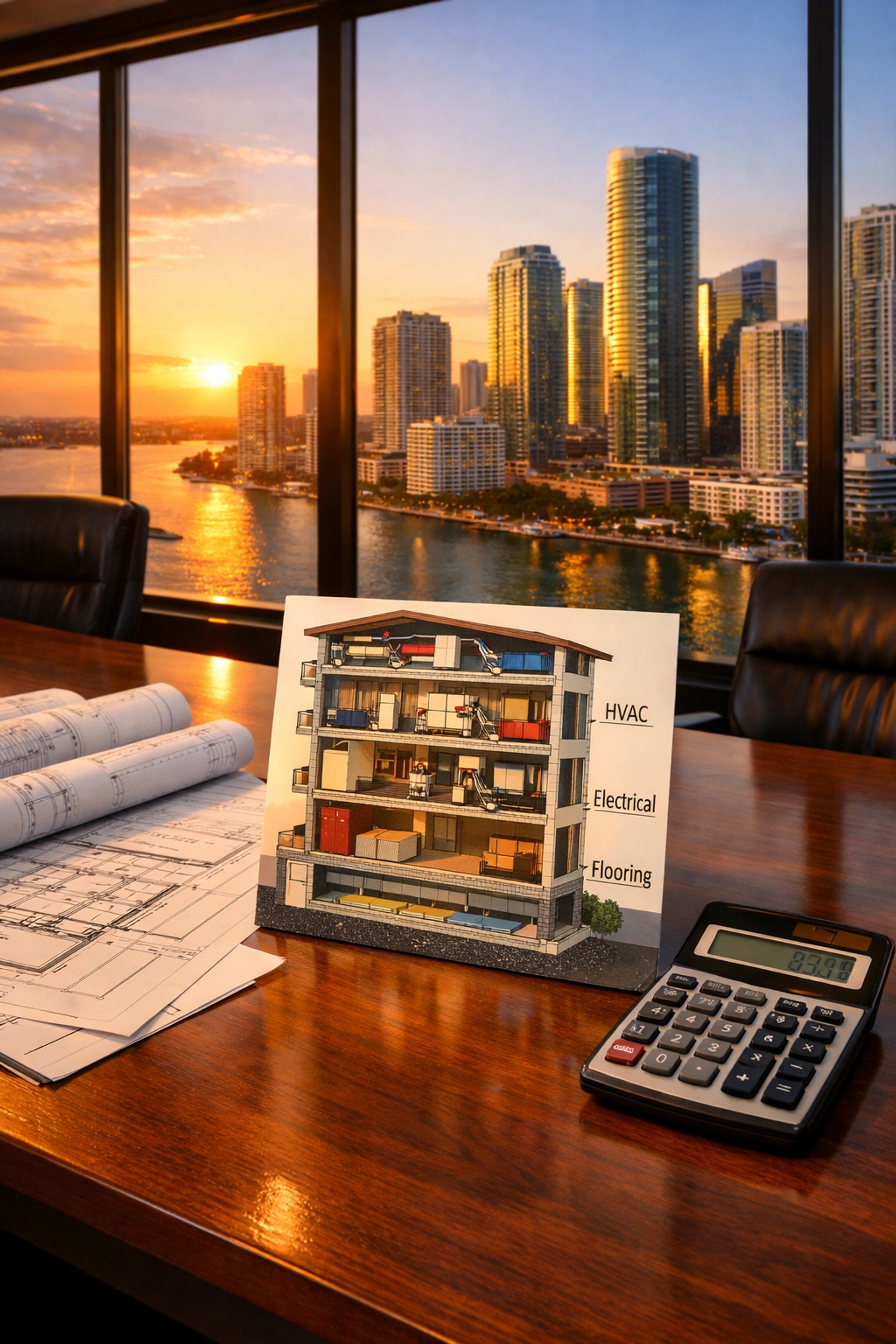 Cost segregation study blueprints showing property components for bonus depreciation tax strategy