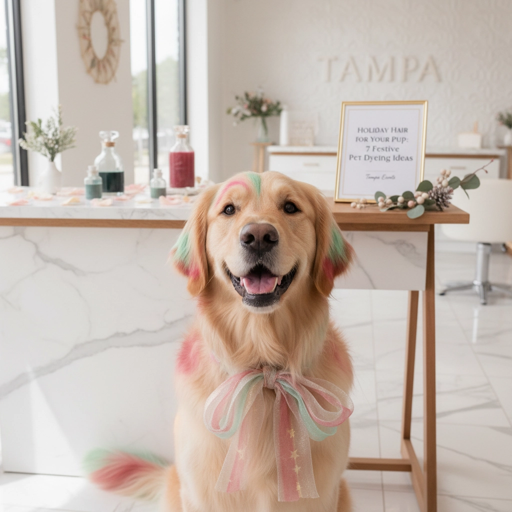 Holiday Hair for Your Pup: 7 Festive Pet Dyeing Ideas That'll Make Your Dog the Star of Every Tampa Event
