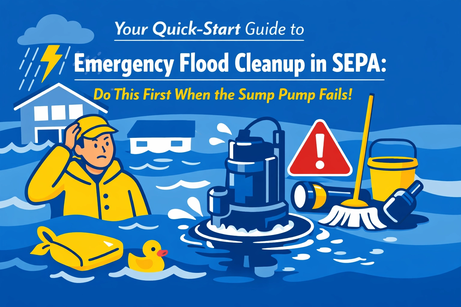 [HERO] Your Quick-Start Guide to Emergency Flood Cleanup in SEPA: Do This First When the Sump Pump Fails
