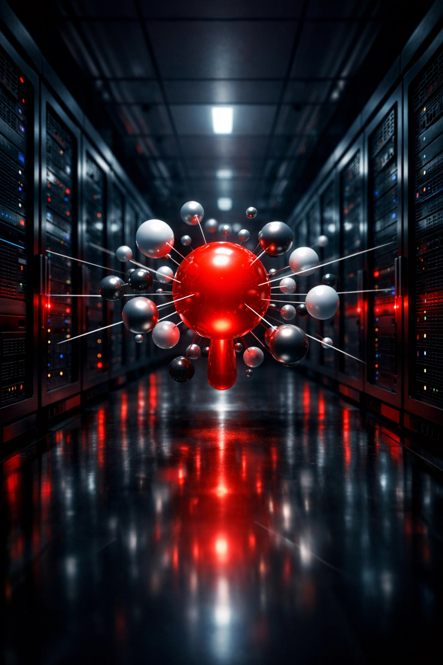 A data visualization showing content clusters for small business website design authority.