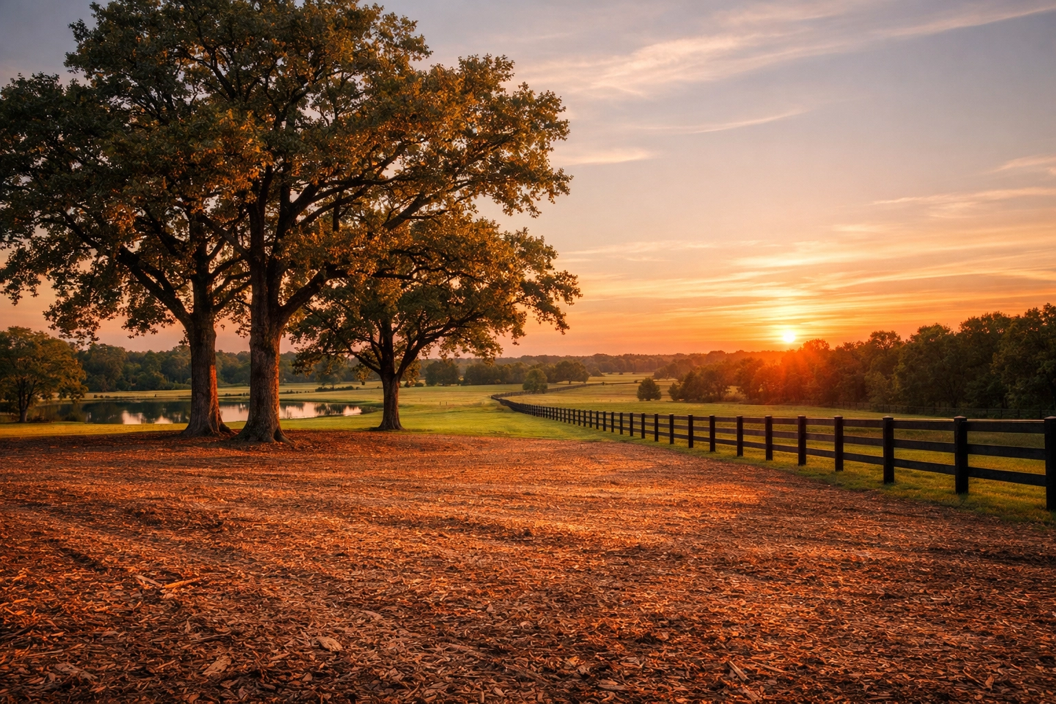 A pristine Michigan property featuring cleared and graded land after professional brush removal services.