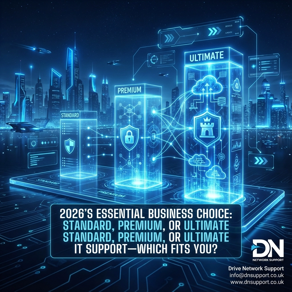 2026's Essential Business Choice: Standard, Premium, or Ultimate IT Support, Which Fits You?