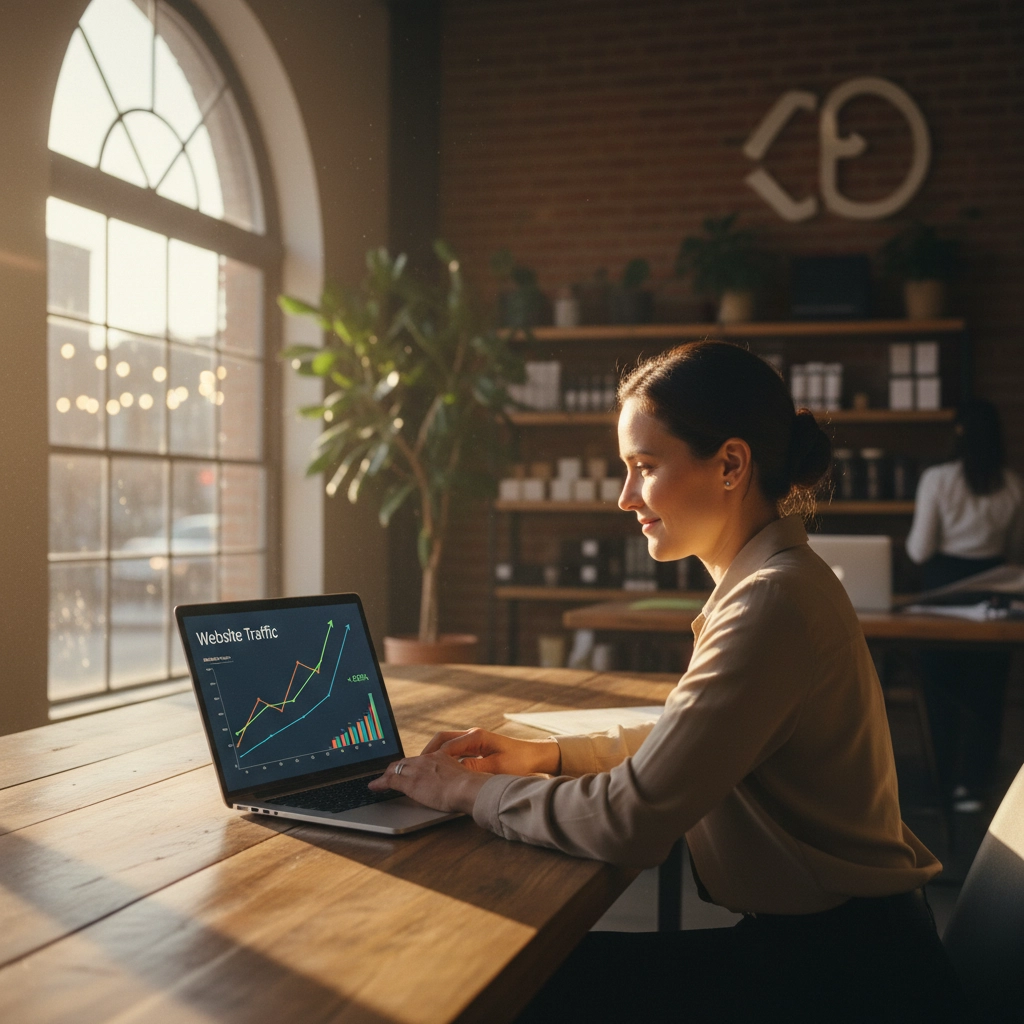 Local SEO results dashboard for small businesses in Allentown PA