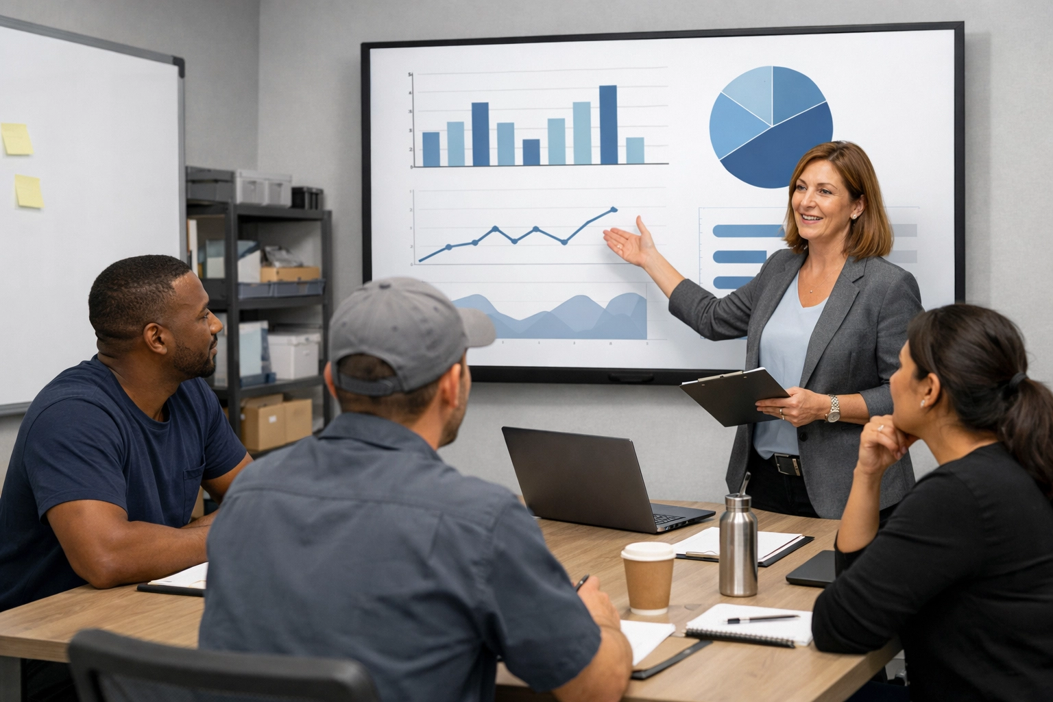 Comparison of solo business chaos versus organized team leadership in scaling service companies