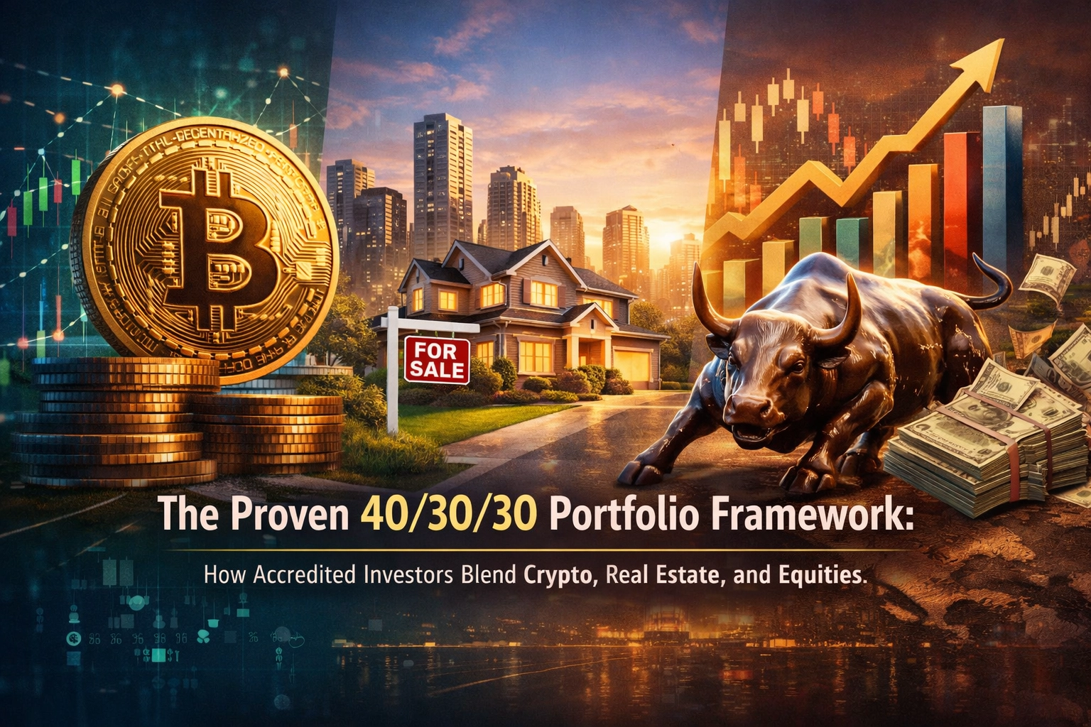 [HERO] The Proven 40/30/30 Portfolio Framework: How Accredited Investors Blend Crypto, Real Estate, and Equities