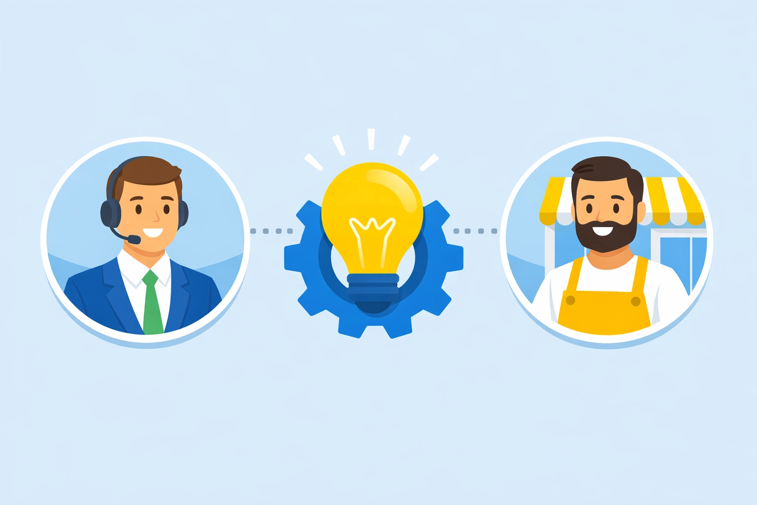 Tax professional and business owner discussing financial strategy during a video call.