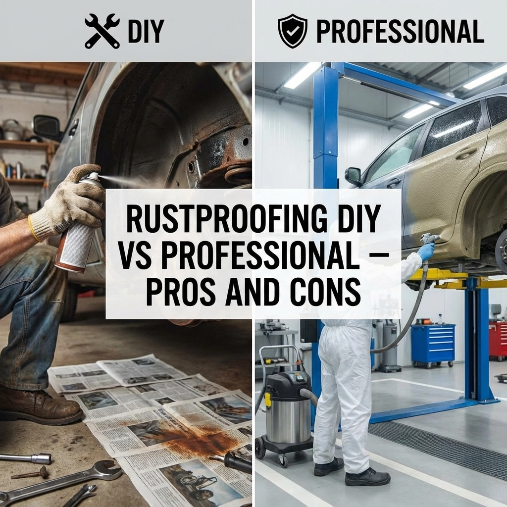 Rustproofing DIY vs Professional – Pros and Cons