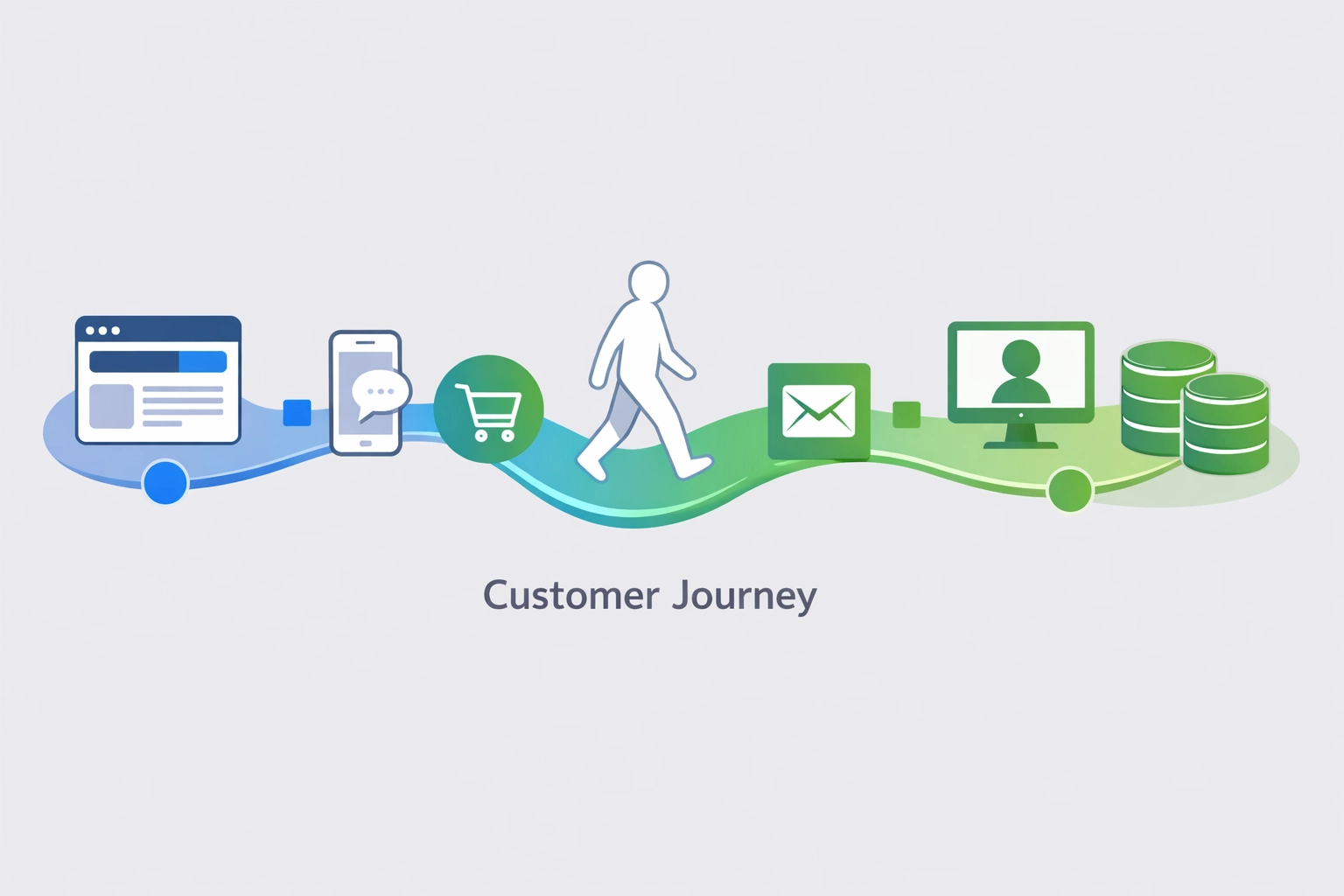 Customer journey mapping from website touchpoints to CRM integration in GA4