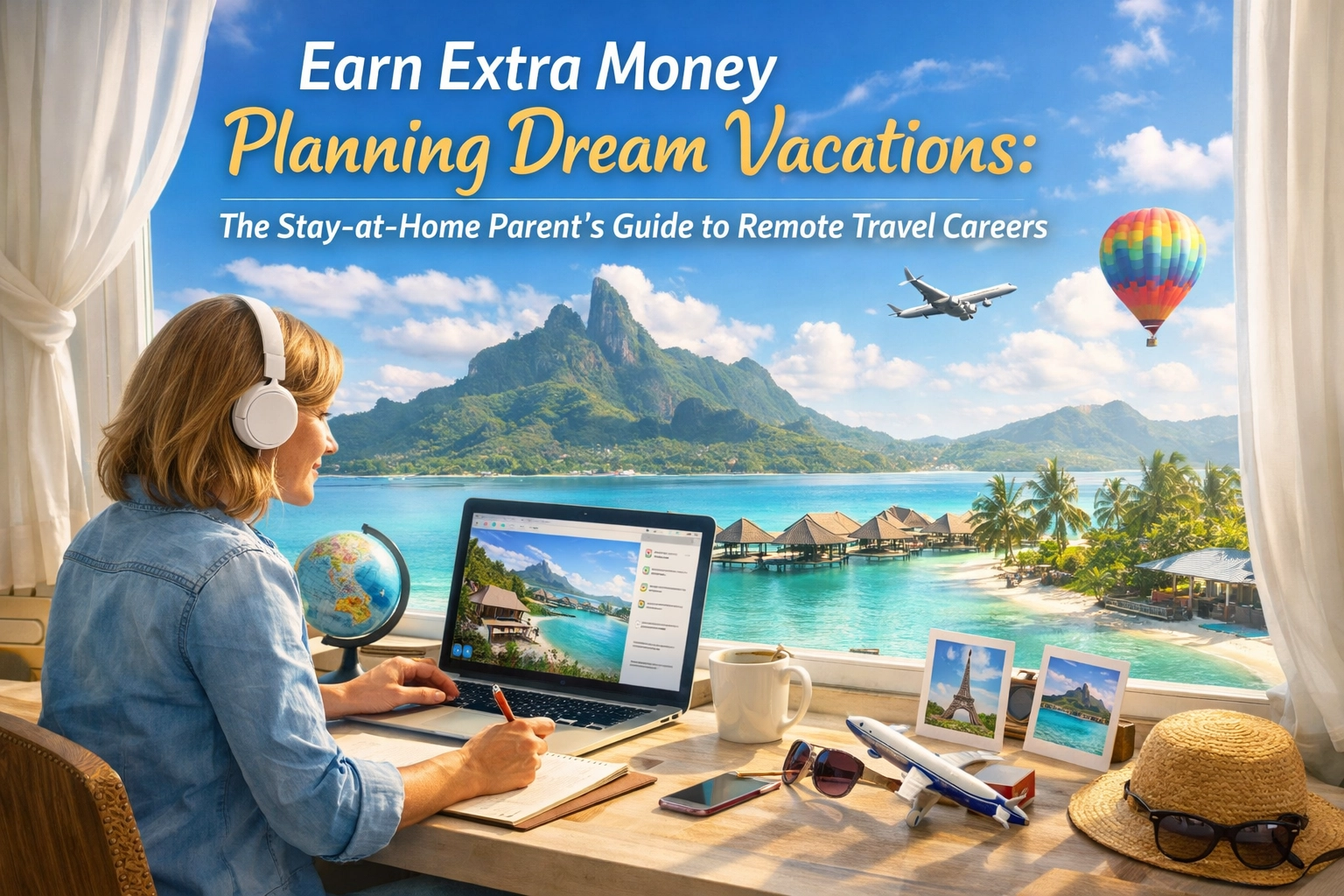 [HERO] Earn Extra Money Planning Dream Vacations: The Stay-at-Home Parent's Guide to Remote Travel Careers