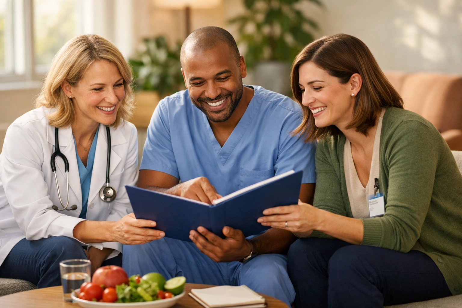 Multidisciplinary behavioral health team collaborating on patient care to meet 2026 accreditation standards.