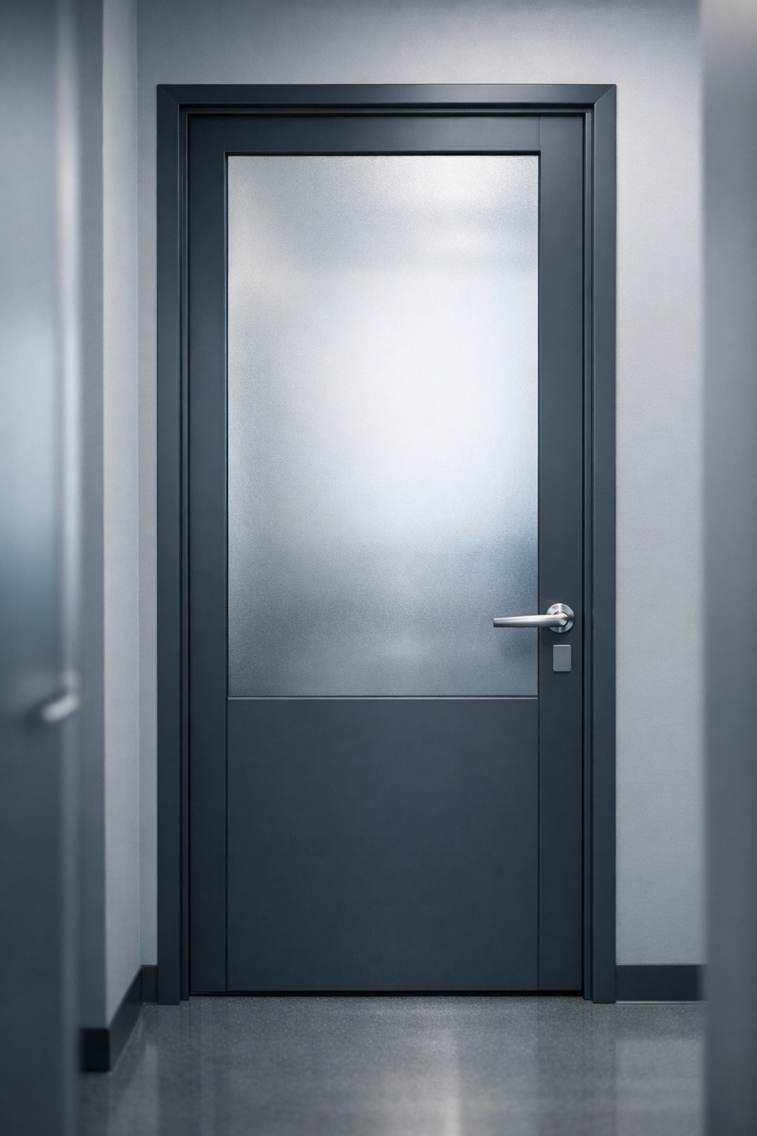 Confidential business broker consultation office setting