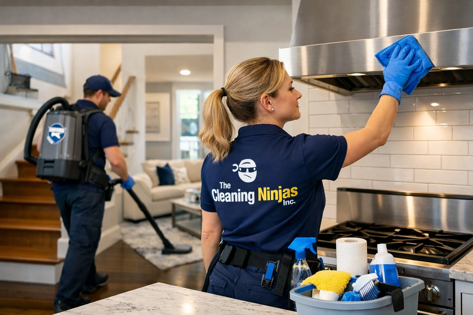 Professional deep-cleaned Worcester living room with bright natural light and spotless surfaces.