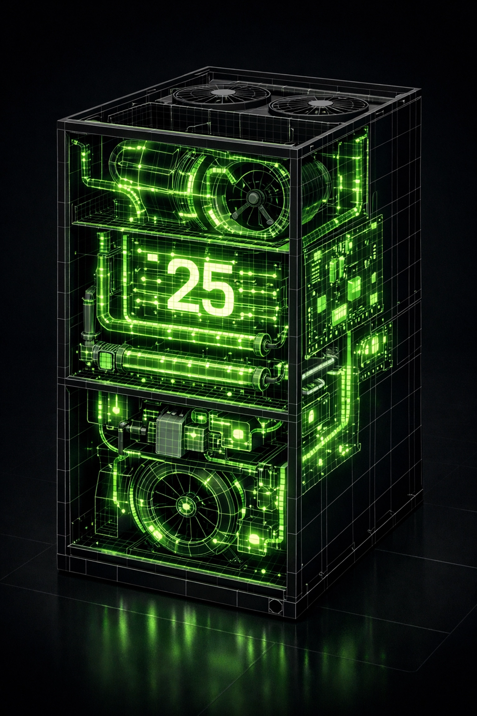 Conceptual digital structure of a Jefferson City HVAC directory business listing.